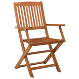Outdoor Furniture Set 5 pcs Natural Solid Eucalyptus Wood 3422833