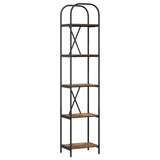Bookshelf Smoked Oak 40 x 30 x 183 cm Engineered wood 879871