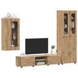 TV Cabinet Set FLORIN 3 pcs Artisan Oak Engineered Wood 3397973