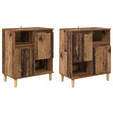 Sideboards 2 pcs Old Wood 60 x 35 x 70 cm Engineered Wood 3415555
