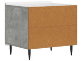 Bedside Cabinet Concrete Grey 43 x 34.5 x 52 cm Engineered Wood 894341