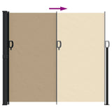 Retractable Side Awning Beige 180x300 cm 4004345