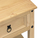 Coffee Table with Drawers Corona 100x48x45 cm Solid Wood Pine 4002773