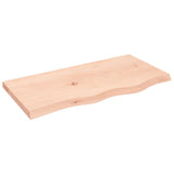 Table Top 80x40x cm Untreated Solid Wood Oak 3156291
