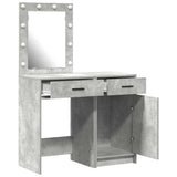 Dressing Table 2 pcs Grey 50 x 41 x 135 cm Engineered wood 3334239