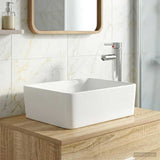 Bathroom Wash Basin Chrome 40.5 x 30.5 x 13 cm Metal 890248