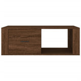Coffee Table Brown Oak 100x50.5x35 cm Engineered Wood 816543