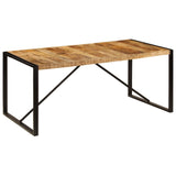 Dining Table 180x90x75 cm Solid Mango Wood 247414