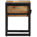 End Table Brown and Black 30 x 30 x 40 cm Solid Mango Wood 4016715