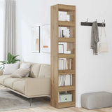 Book Cabinet/Room Divider Artisan Oak 40x30x198 cm 856813