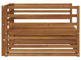 2 Piece Outdoor Sofa Natural 3436374
