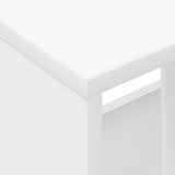 Magazine Rack White 102 x 30 x 45 cm 890960