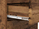 Bedside Tables 2 pcs Old Wood 40 x 30 x 467 cm Engineered Wood 888924