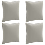 4-Piece Back Cushions PUTTEN 4 pcs 100% Polyester Grey 945146