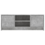 TV Cabinet Concrete Grey 102x30x37.5 cm Engineered Wood 823257