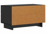 Bedside Cabinet Black 62 x 34.5 x 47.5 cm Engineered Wood 893856