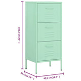 Storage Cabinet Mint 42.5x35x101.5 cm Steel 336185
