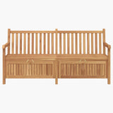 Garden Storage Bench Brown 180 x 60 x 90 cm Solid teak wood 42001961