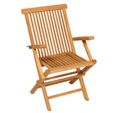 5 Piece Garden Dining Set Solid Teak Wood 3059595