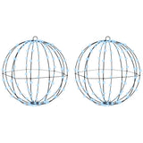 Ball 2 pcs Cold white 50 x 50 x 52 cm Metal 320 LEDs 42019119