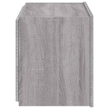 TV Wall Cabinet with LED Lights Grey Sonoma 60x35x41 cm 837312