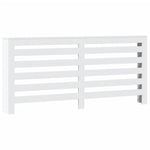 ZNTS Radiator Cover White 175x20x82 cm Engineered Wood 852708