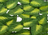 Balcony Screen with Leaves Green and Yellow 600 x 75 cm 42040671