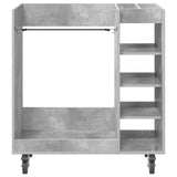 Golf Cabinet with Wheel Plain Concrete Grey 90 x 45 x 98 cm 899466