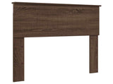 Bed Frame with Headboard Brown Oak 90 x 200 cm Solid Pine Wood 3410651