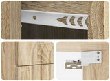 Wall-Mounted Bedside Cabinet Sonoma Oak 33 x 34.5 x 40 cm 898129