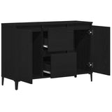 Sideboard Black Oak 104 x 35 x 70 cm Engineered Wood 862597