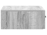 Wall-Mounted Bedside Cabinet 2 pcs Grey Sonoma Engineered Wood 898968