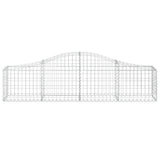 Arched Gabion Baskets 11 pcs 200x30x40/60 cm Galvanised Iron 3145376