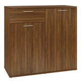 Sideboard Brown Oak 80x36x75 cm Engineered Wood 815491