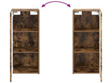 Wall-mounted Bathroom Cabinet Smoked Oak 33 x 34.5 x 60 cm 890537