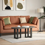 Coffee Table Legs T-Shaped 2 pcs Black 38x25x cm Steel 4013024