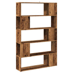 ZNTS Book Cabinet/Room Divider Old Wood 100x24x155 cm 856746