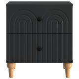 Bedside Cabinet Black 43 x 34.5 x 48 cm Engineered Wood 894067