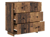 Drawer Cabinet Old Wood 66 x 34.5 x 90 cm Engineered Wood 893923