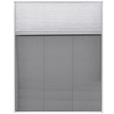 Plisse Insect Screen for Windows Aluminium 80x100 cm with Shade 142616