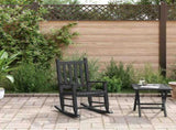 Rocking Chair for Children Black Solid Wood Poplar 4008875