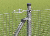 Welded Wire Fence with Concrete Base 50 x 1.4 m 3352361