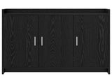 Sideboard Black Oak 98.5 x 33 x 80 cm Engineered Wood 8011124