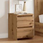 ZNTS Bedside Cabinets 2 pcs Aritisan Oak 30x30x40 cm Engineered Wood 855849