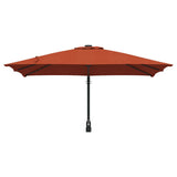 Garden Parasol Terracotta 248.5 x 247.5 x 160 cm 42003240
