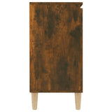 Sideboard Smoked Oak 103.5x35x70 cm Engineered Wood 815162
