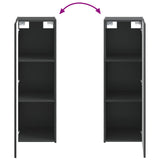 Bathroom Furniture Set 2 pcs Black 33 x 34.5 x 100 cm 3406124