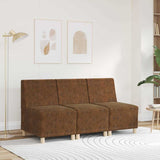 Modular Sofa Unit Armless Brown 55 x 74 x 82 cm 4108508
