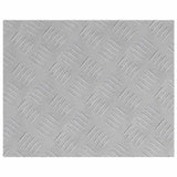 Stair Tread Rectangular 4 pcs Silver 50 x 40 cm Aluminium 4104322