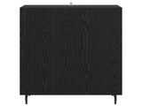 Sideboard Black Oak 69.5 x 34 x 90 cm Engineered Wood 881479